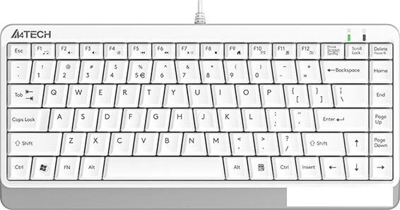 Клавиатура A4Tech Fstyler FKS11 (белый/серый) от компании Интернет-магазин marchenko - фото 1