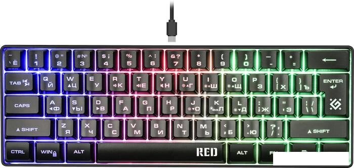 Клавиатура Defender Red GK-116 от компании Интернет-магазин marchenko - фото 1