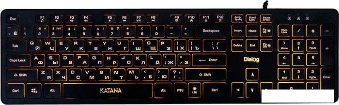 Клавиатура Dialog Katana KK-ML17U (черный) от компании Интернет-магазин marchenko - фото 1