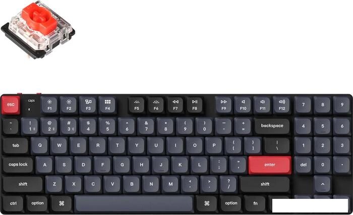Клавиатура Keychron K13 Pro RGB K13P-H1-RU (Gateron Low Profile Red) от компании Интернет-магазин marchenko - фото 1