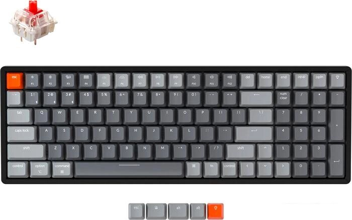 Клавиатура Keychron K4 V2 RGB K4-C1-RU (Gateron G Pro Red) от компании Интернет-магазин marchenko - фото 1