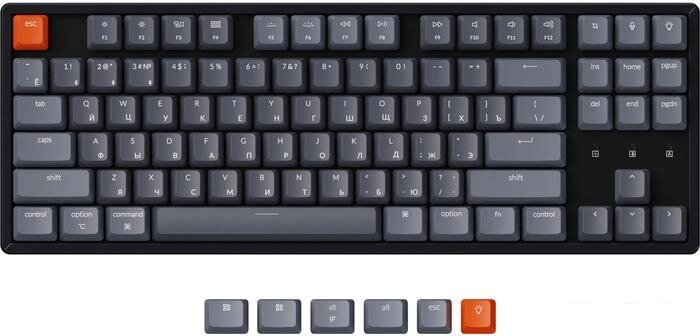 Клавиатура Keychron K8 RGB K8-J1-RU (Gateron G Pro Red) от компании Интернет-магазин marchenko - фото 1