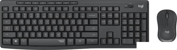Клавиатура + мышь Logitech MK295 Silent (черный) от компании Интернет-магазин marchenko - фото 1