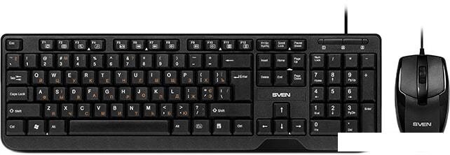 Клавиатура + мышь SVEN KB-S330C (черный) от компании Интернет-магазин marchenko - фото 1