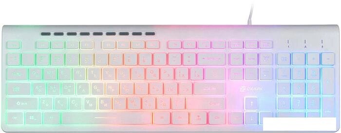 Клавиатура Oklick 490ML (белый) от компании Интернет-магазин marchenko - фото 1