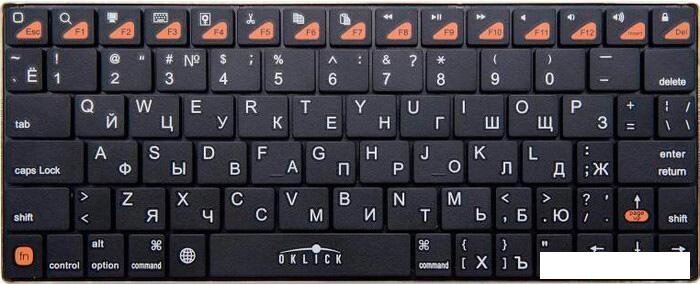 Клавиатура Oklick 840S Wireless Bluetooth Keyboard от компании Интернет-магазин marchenko - фото 1
