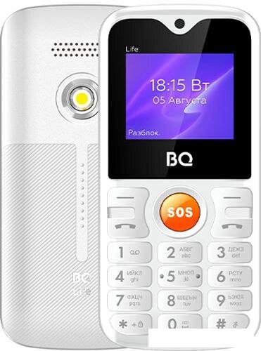 Кнопочный телефон BQ-Mobile BQ-1853 Life (белый) от компании Интернет-магазин marchenko - фото 1