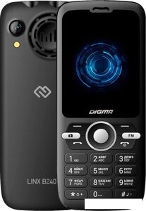 Кнопочный телефон Digma Linx B240 (черный)