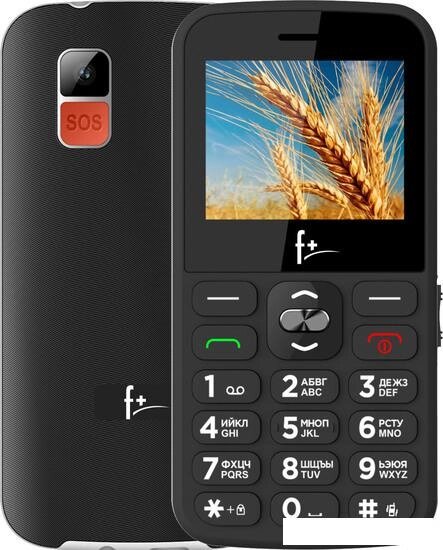 Кнопочный телефон F+ Ezzy 5 (черный) от компании Интернет-магазин marchenko - фото 1