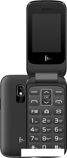 Кнопочный телефон F+ Flip 240 (черный) от компании Интернет-магазин marchenko - фото 1