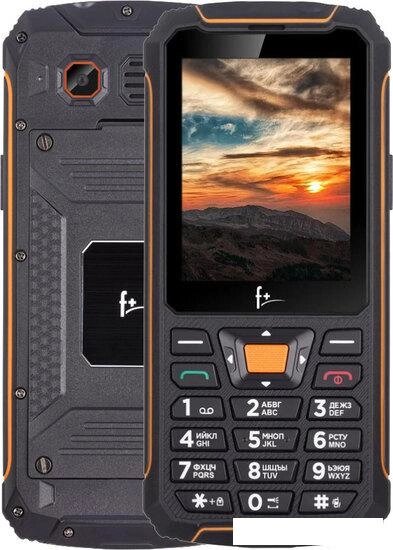 Кнопочный телефон F+ R280 (черный/оранжевый) от компании Интернет-магазин marchenko - фото 1