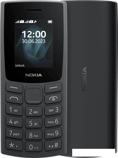 Кнопочный телефон Nokia 105 (2023) Dual SIM TA-1557 (черный) от компании Интернет-магазин marchenko - фото 1