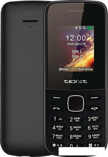 Кнопочный телефон TeXet TM-117 (черный) от компании Интернет-магазин marchenko - фото 1
