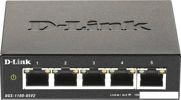 Коммутатор D-Link DGS-1100-05V2/A1A от компании Интернет-магазин marchenko - фото 1