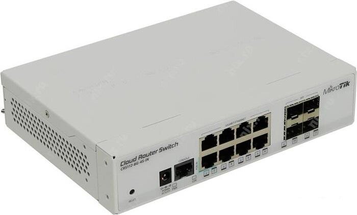 Коммутатор Mikrotik Cloud Router Switch [CRS112-8G-4S-IN] от компании Интернет-магазин marchenko - фото 1