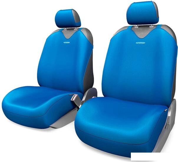 Комплект чехлов для сидений Autoprofi R-1 Sport Plus R-402Pf передний ряд (синий) от компании Интернет-магазин marchenko - фото 1