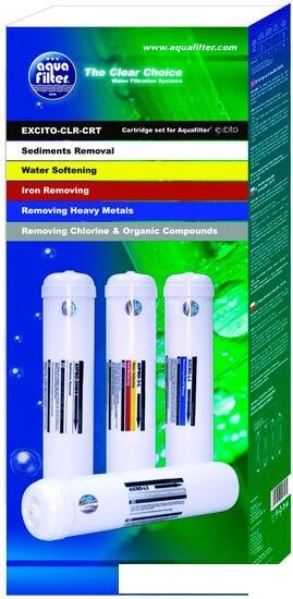 Комплект картриджей Aquafilter EXCITO-CLR-CRT от компании Интернет-магазин marchenko - фото 1