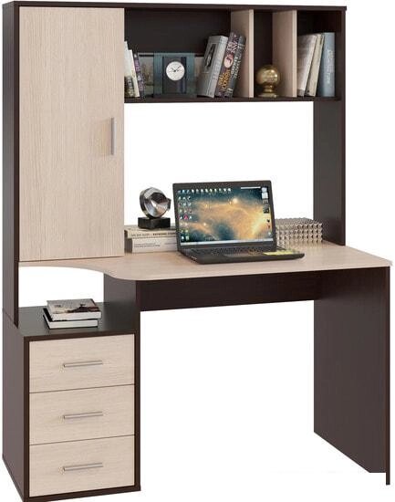 Компьютерный стол Сокол КСТ-16 (венге/беленый дуб) от компании Интернет-магазин marchenko - фото 1