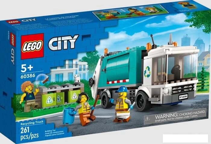 Конструктор LEGO City 60386 Грузовик для переработки отходов от компании Интернет-магазин marchenko - фото 1