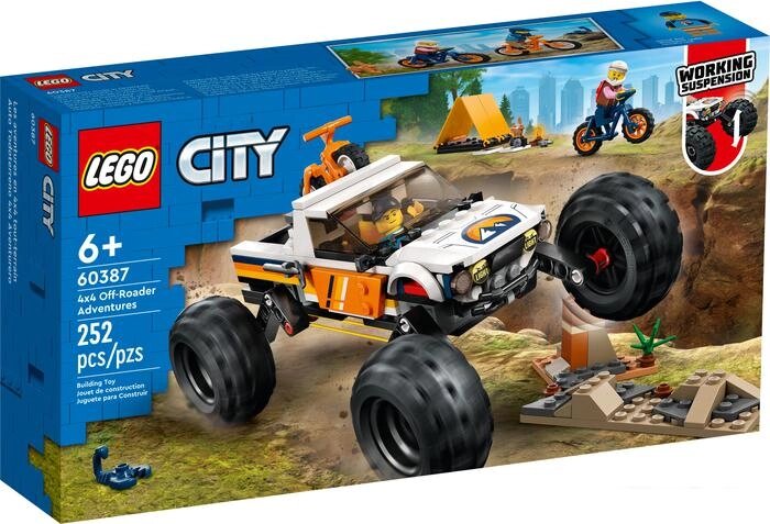 Конструктор LEGO City 60387 Приключения на внедорожнике от компании Интернет-магазин marchenko - фото 1