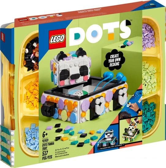 Конструктор LEGO DOTS 41959 Ящик Милая панда от компании Интернет-магазин marchenko - фото 1