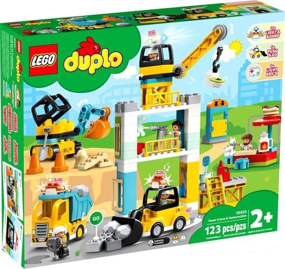 Конструктор LEGO Duplo 10933 Башенный кран на стройке от компании Интернет-магазин marchenko - фото 1