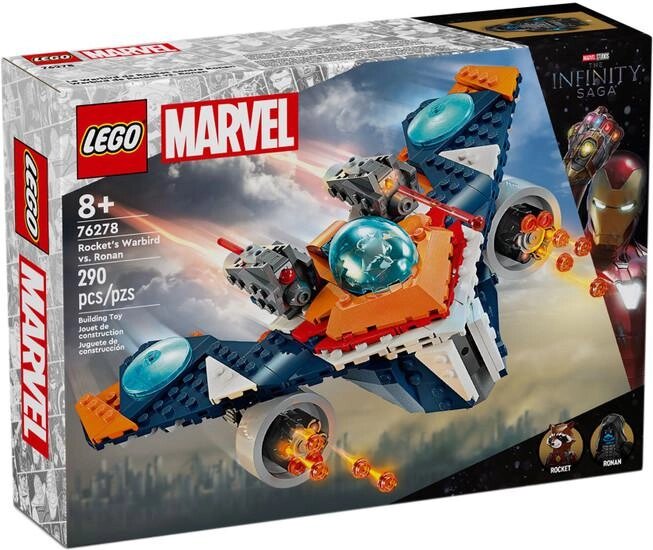 Конструктор LEGO Marvel Super Heroes 76278 Боевая птица Ракеты против Ронана от компании Интернет-магазин marchenko - фото 1