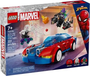 Конструктор LEGO Marvel Super Heroes 76279 Гоночная машина Человека-паука и Зеленый гоблин Веном