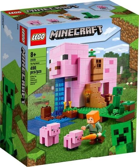 Конструктор LEGO Minecraft 21170 Дом-свинья от компании Интернет-магазин marchenko - фото 1