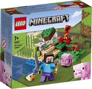 Конструктор LEGO Minecraft 21177 Засада Крипера