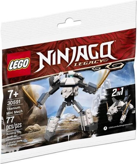 Конструктор LEGO Ninjago 30591 Мини-робот из титана от компании Интернет-магазин marchenko - фото 1