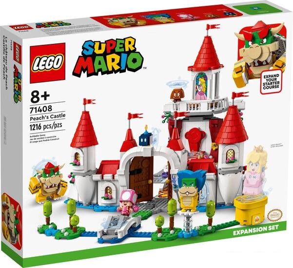 Конструктор LEGO Super Mario 71408 Дополнительный набор Замок Пич от компании Интернет-магазин marchenko - фото 1