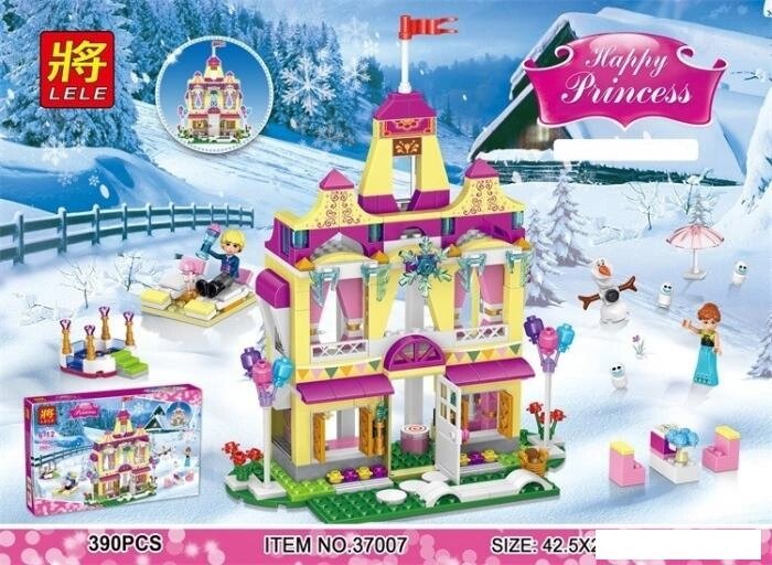 Конструктор Lele 37007 Frozen Сверкающий замок принцессы Анны от компании Интернет-магазин marchenko - фото 1