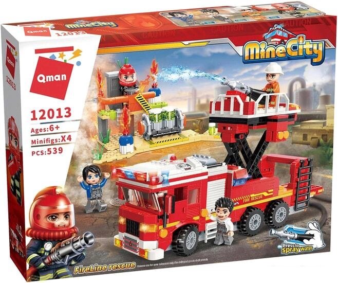 Конструктор Qman Mine City 12013 FireLine rescue от компании Интернет-магазин marchenko - фото 1