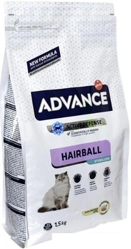Корм для кошек Advance Sterilized Hairball 10 кг от компании Интернет-магазин marchenko - фото 1