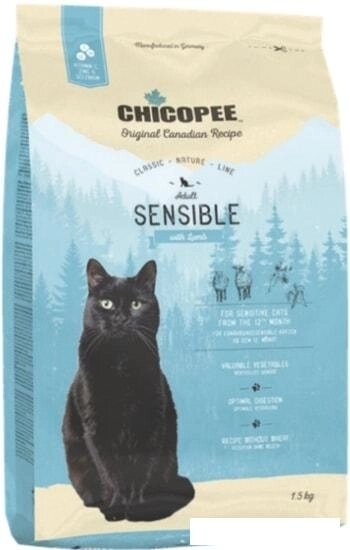 Корм для кошек Chicopee CNL Sensible 15 кг от компании Интернет-магазин marchenko - фото 1