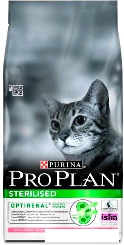 Корм для кошек Pro Plan Sterilised для стерилизованных с лососем и тунцом 3 кг от компании Интернет-магазин marchenko - фото 1