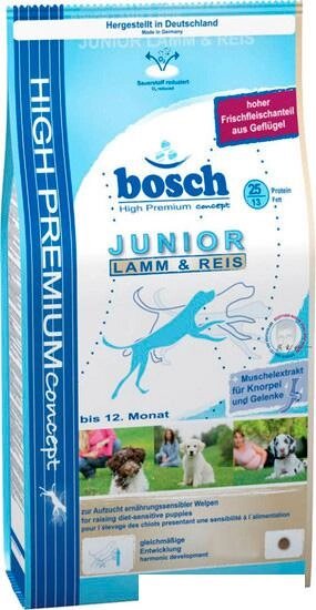 Корм для собак Bosch Junior Lamb & Rice 3 кг от компании Интернет-магазин marchenko - фото 1