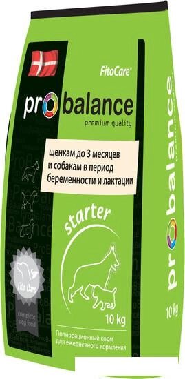 Корм для собак Probalance Starter 10 кг от компании Интернет-магазин marchenko - фото 1