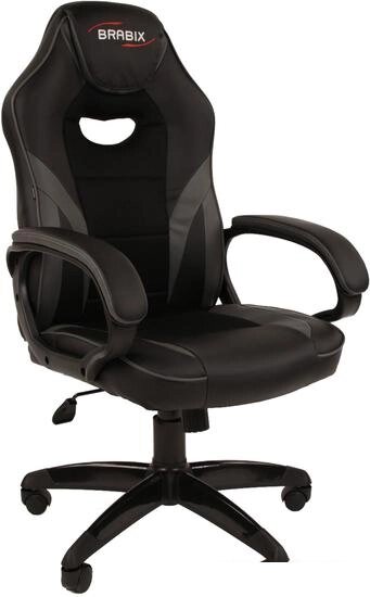 Кресло Brabix GM-161 (черный/серый) от компании Интернет-магазин marchenko - фото 1