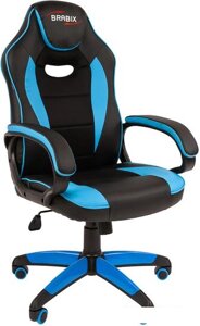 Кресло Brabix GM-162 (черный/голубой)