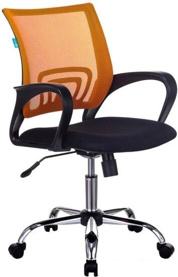 Кресло Бюрократ CH-695N/SL/OR/BLACK (черный/оранжевый) от компании Интернет-магазин marchenko - фото 1