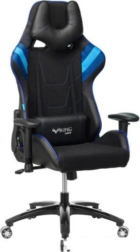 Кресло Бюрократ Viking 4 Aero Blue Edition (черный)