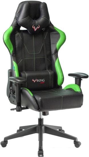 Кресло Бюрократ Viking 5 Aero (черный/зеленый) от компании Интернет-магазин marchenko - фото 1