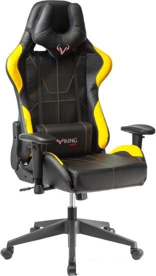 Кресло Бюрократ Viking 5 Aero (черный/желтый) от компании Интернет-магазин marchenko - фото 1