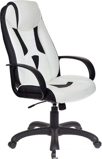 Кресло Бюрократ VIKING-8/WH+BLACK (белый/черный) от компании Интернет-магазин marchenko - фото 1