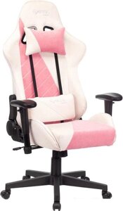 Кресло Бюрократ VIKING X Fabric (белый/розовый)
