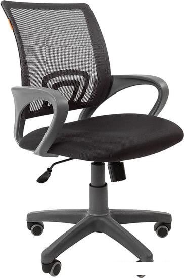 Кресло CHAIRMAN 696 grey (серый/черный) от компании Интернет-магазин marchenko - фото 1