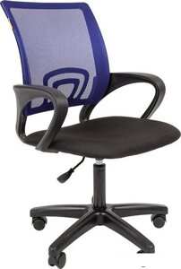 Кресло chairman 696 LT (черный/синий)