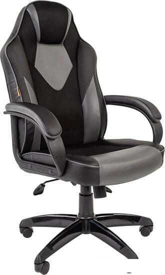 Кресло CHAIRMAN Game 17 (черный/серый) от компании Интернет-магазин marchenko - фото 1